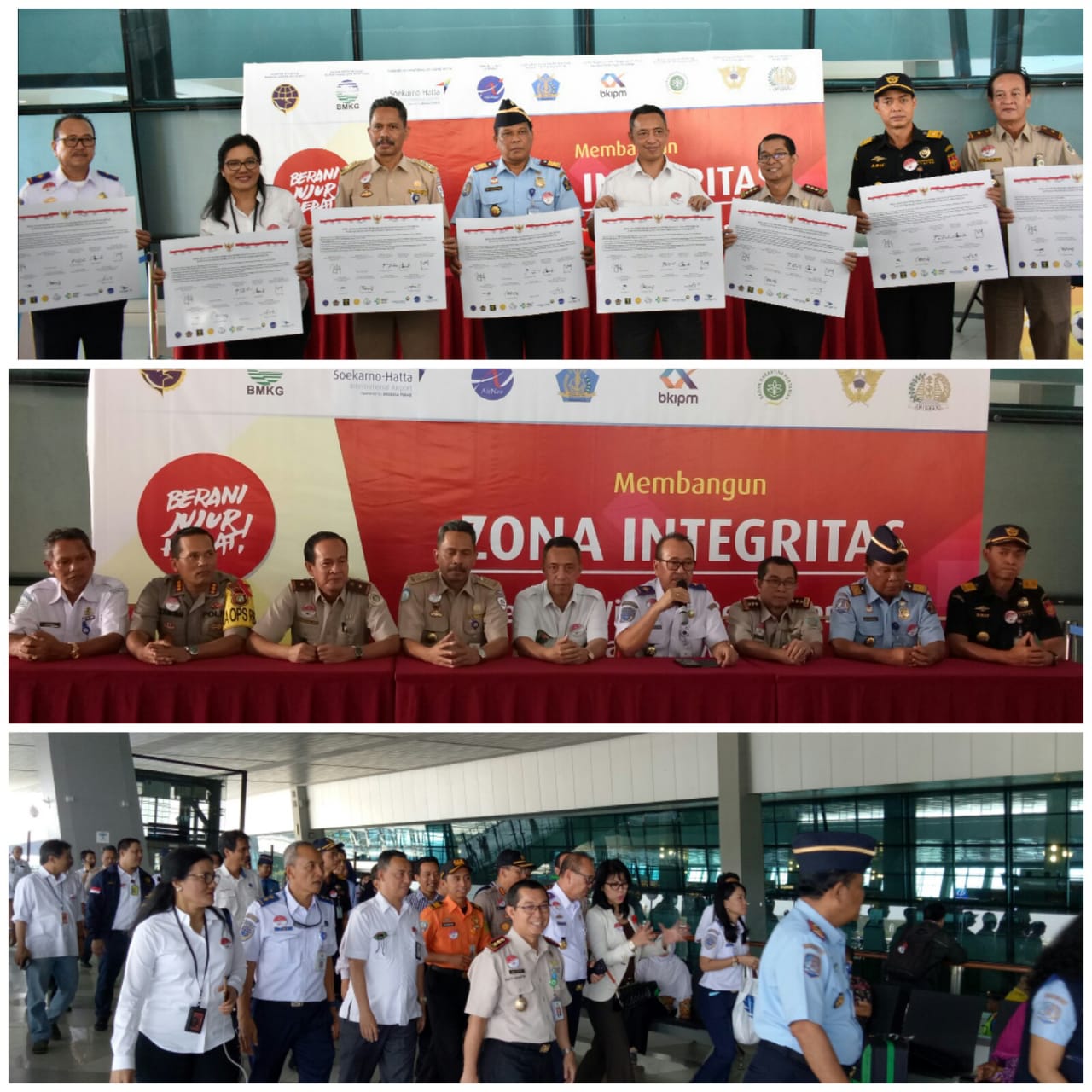 BANDARA SOETTA MENGKAMPANYEKAN PENCANANGAN ZONA INTEGRITAS 